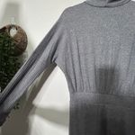 Anthropologie  Daily Practice Gray The Arabella Drapey Dress Academia Size XS Photo 8