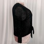 Jones New York Signature Front Collarless Long Sleeve Cardigan Sequin (649) Photo 1