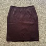 Akris dark purple pencil skirt size 14 Photo 1