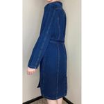 Xhilaration Vintage Y2K Preppy Denim Knee-Length Long Sleeve Dress Photo 2
