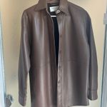 Aritzia Babaton  Brown Leather Jacket Photo 3