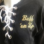 PINK - Victoria's Secret  Buff 'em Up Colorado Buffaloes Sweater Lace Up Size XS Photo 1