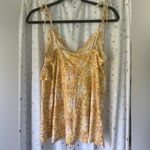 Candie's NWT Juniors Ditsy Floral Mini Ruffle Trim Self Tie Straps Cami Top L Photo 1