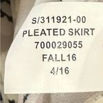 Banana Republic  Floral Pleated Skirt Black Cream Sz 6 EUC office workwear dressy Photo 6