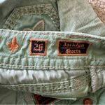 Rock Revival  Jacklyn VTG  Green Denim Shorts Y2K size 26 Photo 6