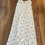 Victoria's Secret  White and Blue Floral Midi Dress Photo 3