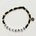 Taylor Swift Eras Tour Friendship Bracelet Delicate Reputation Black Photo 0