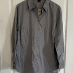 Ann Taylor Charcoal Dress Shirt NWT Photo 0