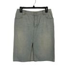 Armani Exchange Jean Skirt 6‎ Gray Y2K Denim Mini Streetwear Designer Blue Photo 1