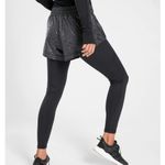 Athleta NWT black rainier 2 In 1 performance tights M Photo 4