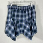 Free People Fairy Grunge 90s Xia Tartan Plaid Mini Skirt Size Medium Shark Bite Photo 8