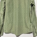 Goodfellow & Co Dot Cotton Long Sleeve Button Down Shirt Sage Green Size XL Photo 7