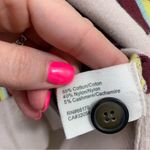 Anthropologie  Rosie Neira Striped Cream/Burgundy Cardigan Photo 3