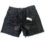 We The Free Free People  Maggie‎ Mid-Rise Distressed Short in Montero Size 24 Photo 3