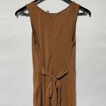 Area Stars New Sleeveless Belted Waist Jogger Jumpsuit Cisco Dark Tan Size XL Photo 9
