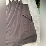 FP movement free people charcoal hot shot onesie shorts romper medium Photo 2
