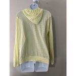 Michael Stars  Jo‎ Mesh Hoodie Lime Green Neon Yellow Size S EUC Photo 6