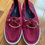 Sperry Women's  Top-Sider Maroon White 2-Eye Boat Shoes Size‎ 8.5 STS81808 Photo 0