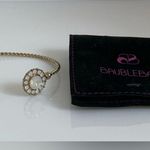 BaubleBar  Gold Gemstone Adjustable Cuff Bracelet Photo 7