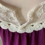 Poof! Pocket Tee Dress Purple Poof Womens Small Photo 3