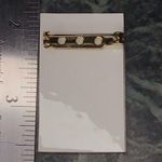 Vintage Halloween girl holding pumpkin pin Yellow Photo 3