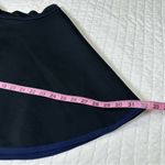 Sandro  Paris Career Luxury Classic Fit Black Mini Skirt with Navy Accents Photo 2