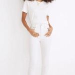 Madewell Women’s The Perfect Vintage Jean White Size 28 High Rise Mom Jeans 90s Photo 0