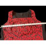 Lane Bryant Dramatic Black Red Floral Sweetheart Sleeveless Vest Look Top 24 Photo 6