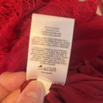 EXPRESS  red lace fairy skater tulle floral long sleeve dress size 10 Photo 6