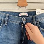 SO  High Rise Mom Jeans Distressed Medium Wash Denim Size 17 Photo 6