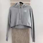Converse Cropped Gray Hoodie Photo 1