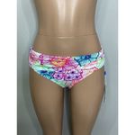 Bleu Rod Beattie New. Blue Rod Beattie floral sarong bikini bottoms. Photo 3