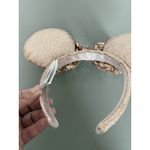 Disney  Parks Minnie Mouse Sequin Glitter Ears Rose Gold Headband Photo 7