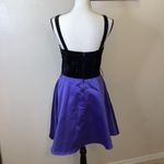 De Laru Linda Bernell vintage velvet satin prom dress Black Size 10 Photo 4