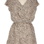 She & Sky  Animal Print Jumper‎ Nude Black Size L Photo 0