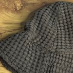 Yoli Otis Waffle Knit Bucket Hat Womens Size L Brown 100% Organic Cotton Size L Photo 2