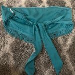 pretty garbage Boutique bandanna fringe strapless tube top Photo 1
