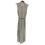 Walter Baker  XL Pin Stripe Chambray Maxi Shirt Dress‎ Women's Blue White #U9-1 Photo 9