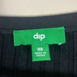 NWT Dip Cardigan Womens XS Black Ribbed Button Front V Photo 3