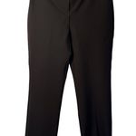Nicole Miller Womens Pants Size XL Black Pull On Straight Leg High Rise Stretch Photo 0