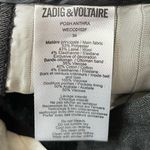 Zadig & Voltaire Side Stripe Posh Anthra Dress Cropped Pants Dark Gray XSmall Photo 5