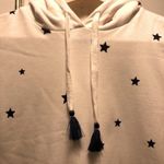 NEW Global Love Cropped Sleeveless Sweatshirt Blue Size M Photo 2