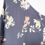 Brandy Melville Black Floral Tank Top One Size Photo 1