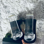 Cape Robbin  Clear Heels [Black] Photo 5