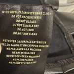 BLANK NYC Women's Black Vegan Leather Shirt Jacket Shacket Size S Photo 5