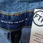 Fashion to figure NEW Womens Blue High Waisted Straight Leg cargo Denim Jeans 18 Photo 3