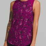 Lululemon Cheetah Camo Magenta Purple Animal Print Sculpt Tank Sleeveless Photo 4