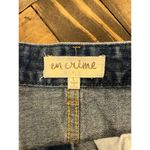 En Creme Denim Blue Jean Skirt Large Raw Hem Distressed Western Concert Festival Photo 1