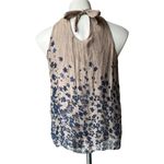 Via Signoria Silk Racerback High Neck Silk Top, Sz S Photo 2