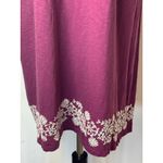 Soft Surroundings Dress Women Small Petite Purple Embroidered Beaded Boho Photo 9